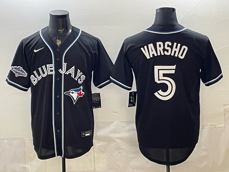 Men 2026 Toronto Blue Jays #5 Varsho black Game Nike MLB Jersey 0526005->toronto blue jays->MLB Jersey
